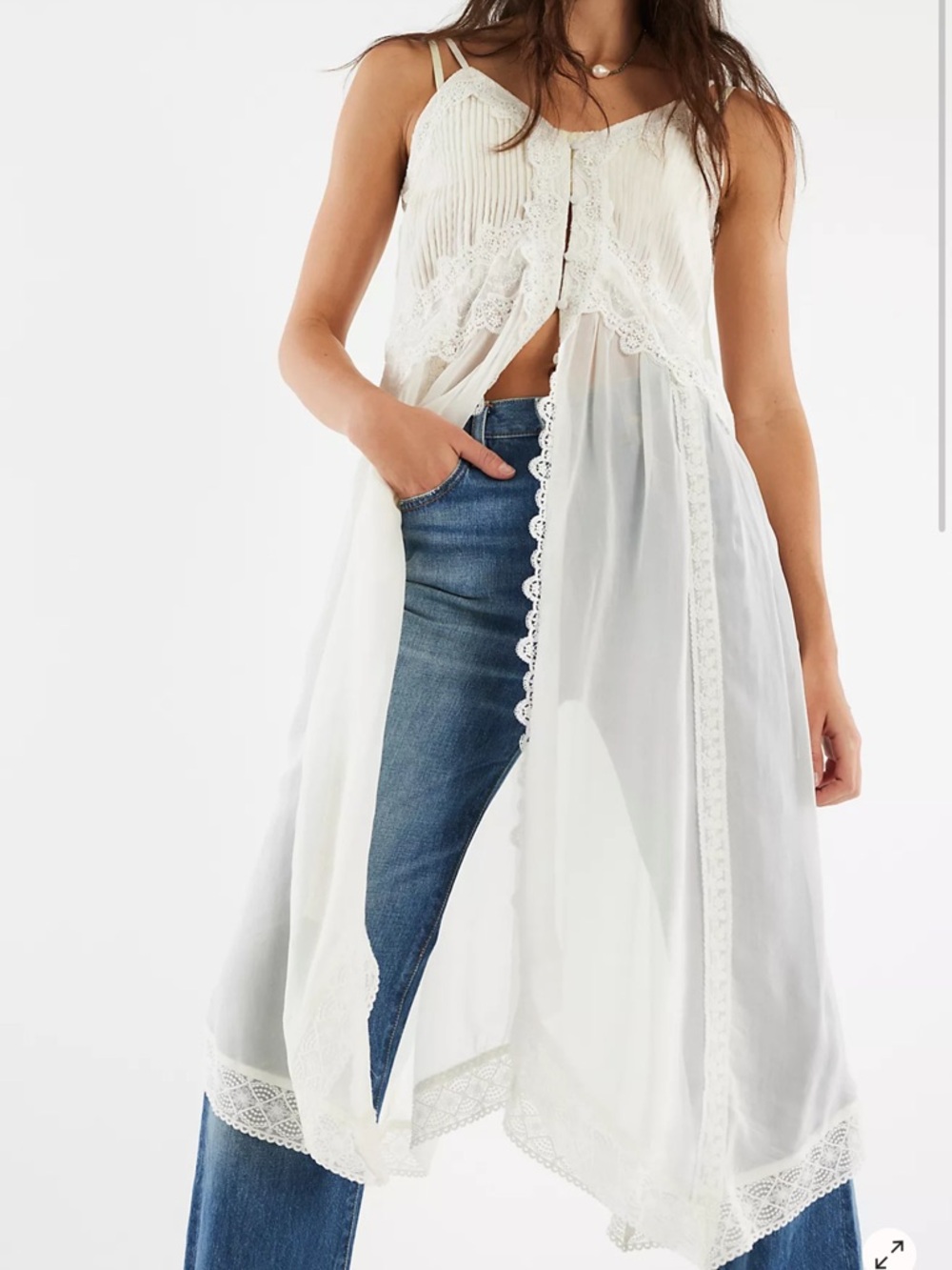 Free People Snowbird Maxi Top - Picture 6 of 6